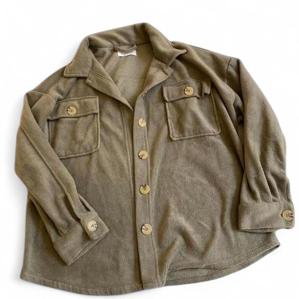 Hippie-rose Women's Green and Khaki Jacket